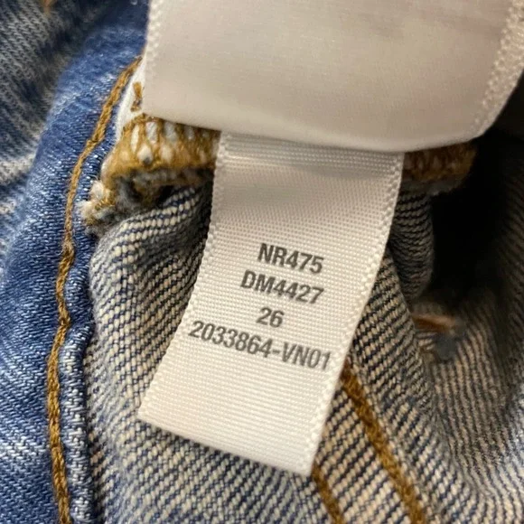 Madewell The Perfect Vintage Wide Leg Jean Womens 26x29 Blue High Rise NR475 - Picture 15 of 15